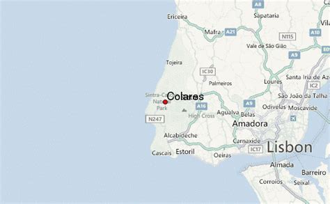 colares sintra map.